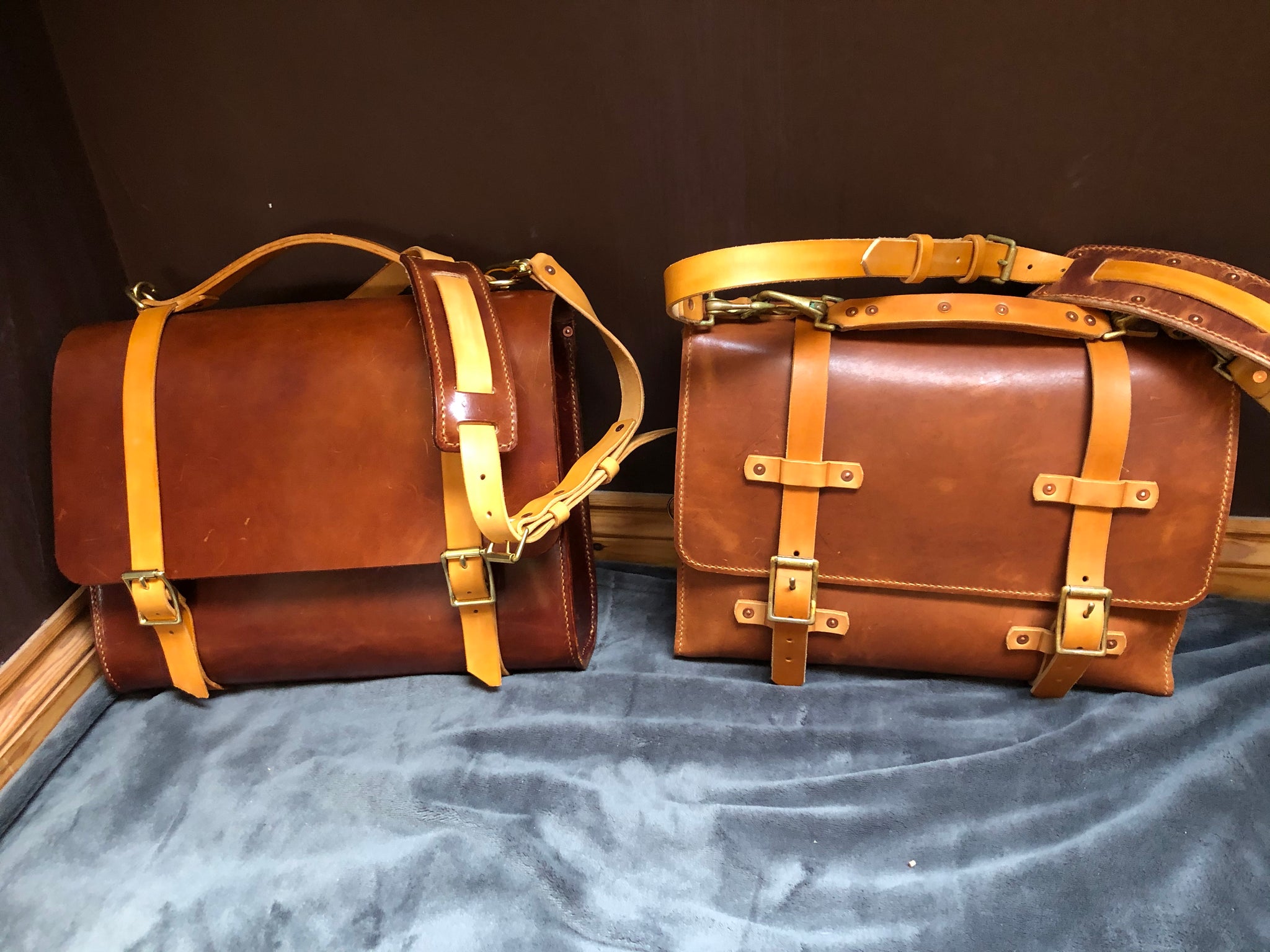 New Hand Stitched Leather Bag Designs