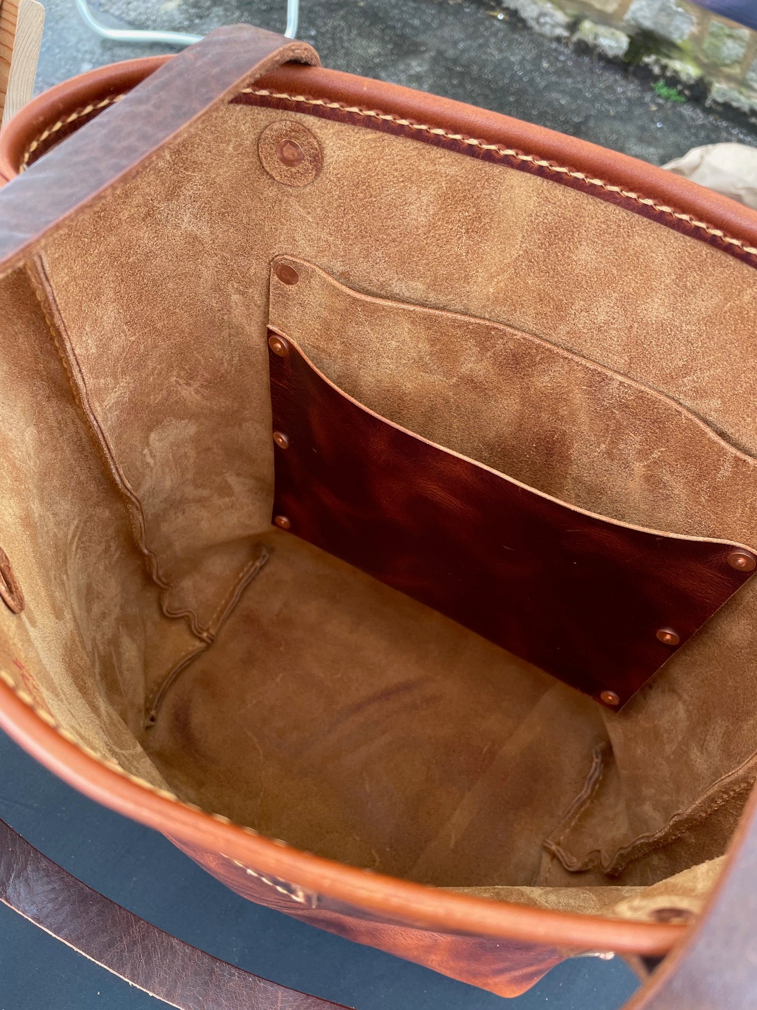 The Barford Handmade Leather Tote Bag