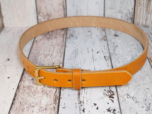 J & FJ Baker English Bridle Leather Belt