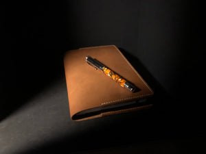 Hand Stitched Leather Notebook Cover