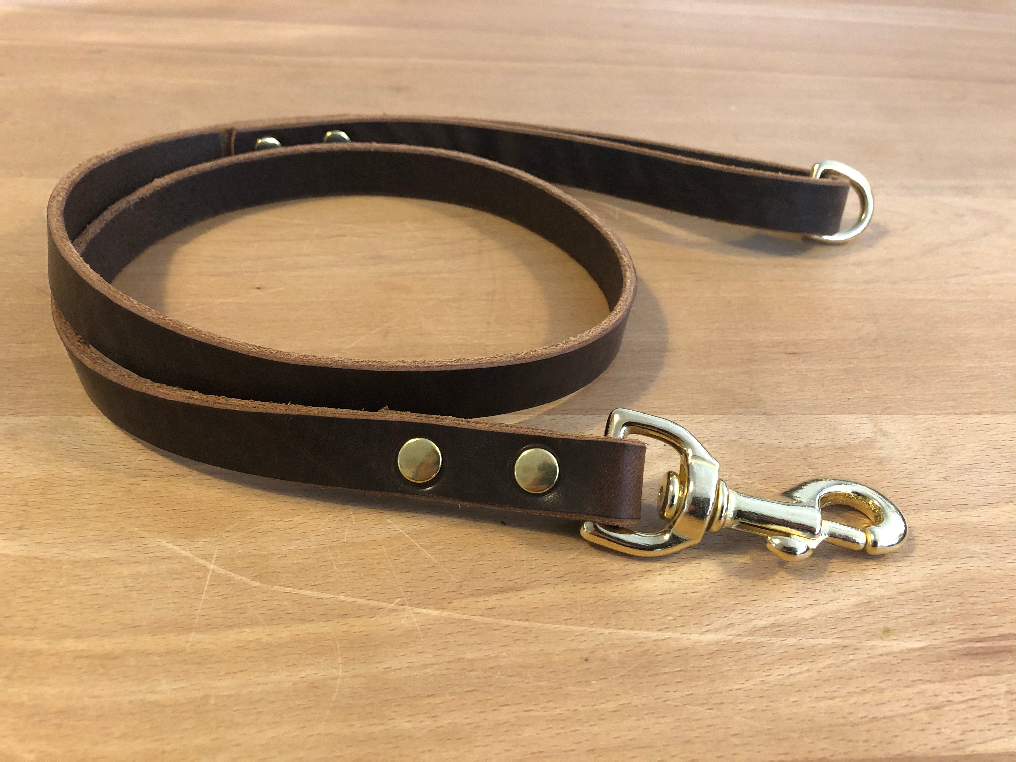 Handmade Leather Dog Lead