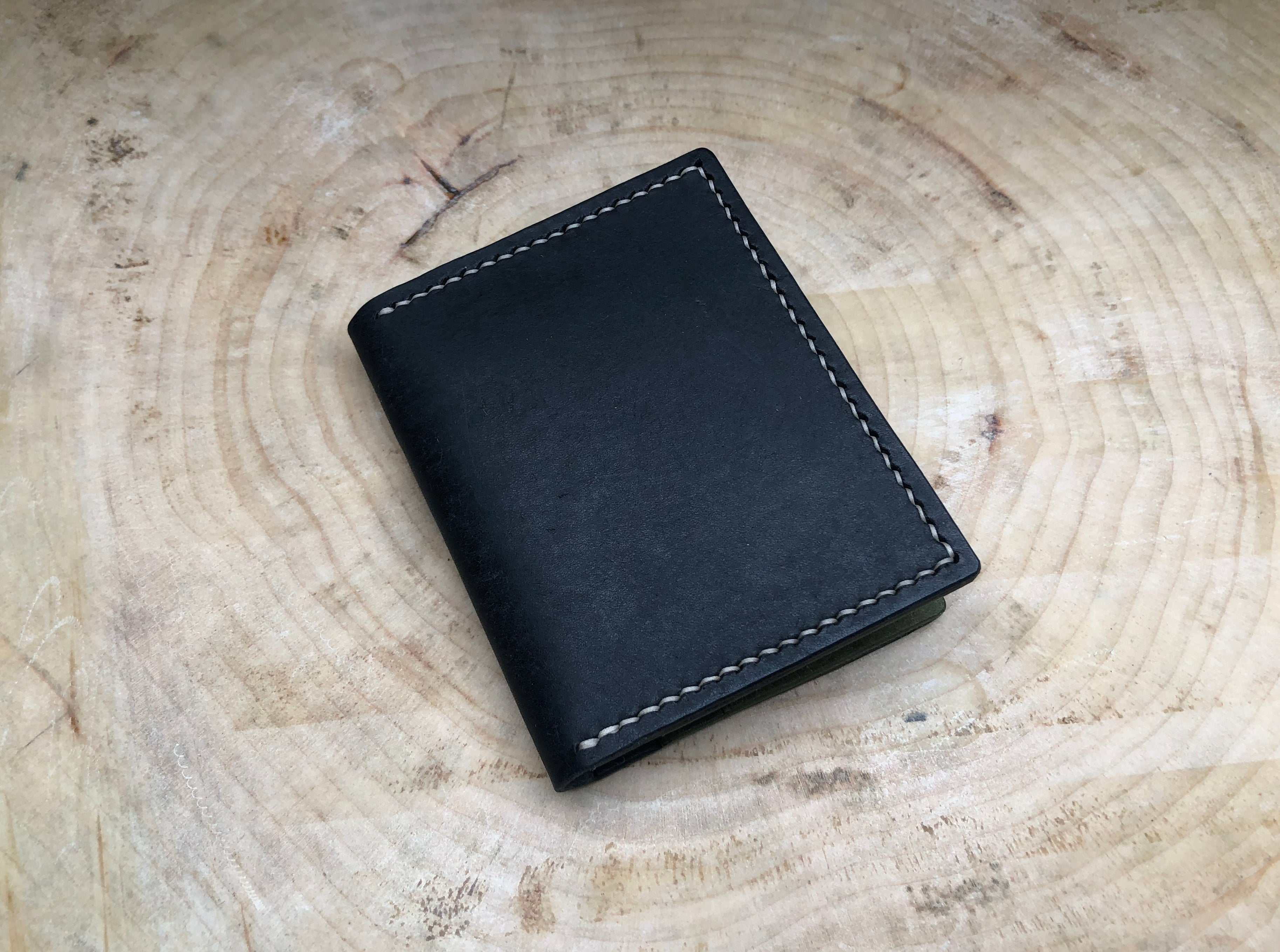 Beautiful Handmade Leather Wallet - Made in UK