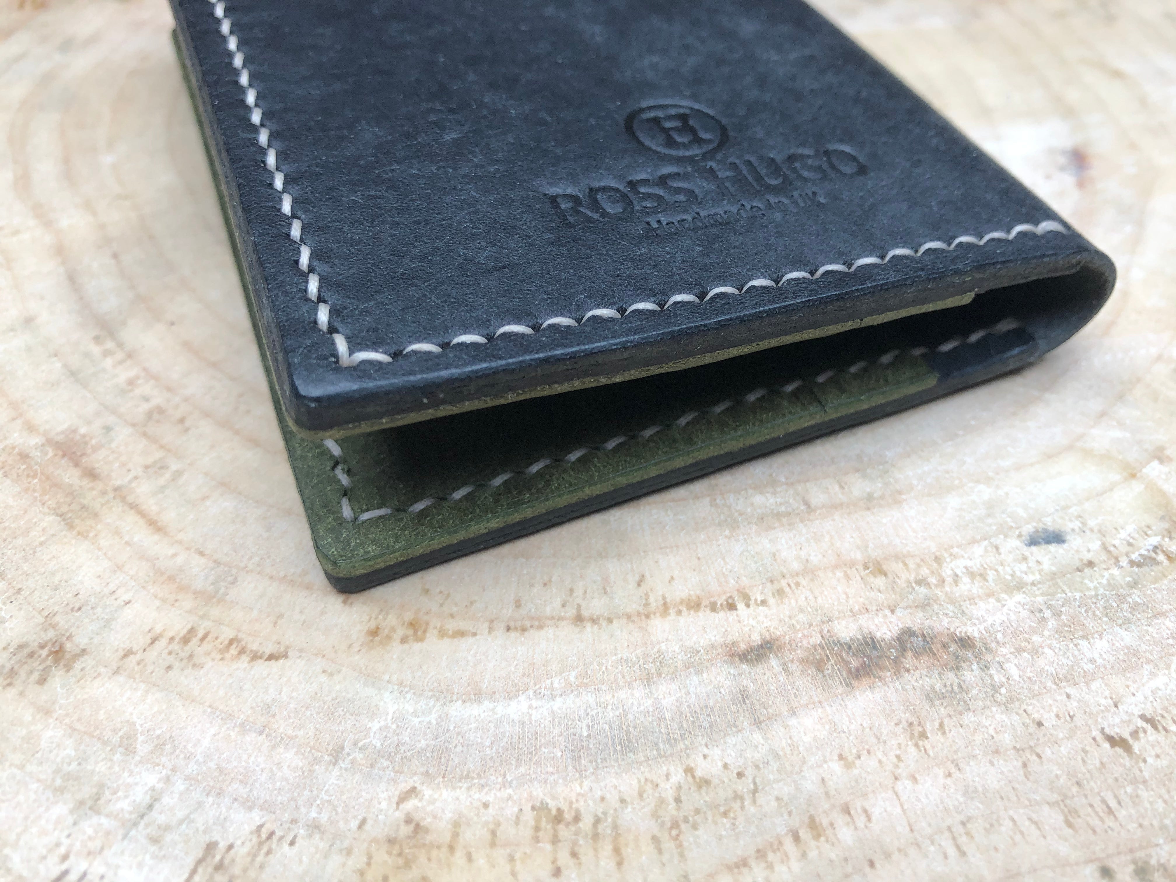 Beautiful Handmade Leather Wallet - Made in UK