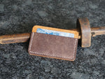 Load image into Gallery viewer, Leather Cardholder Brown and Tan
