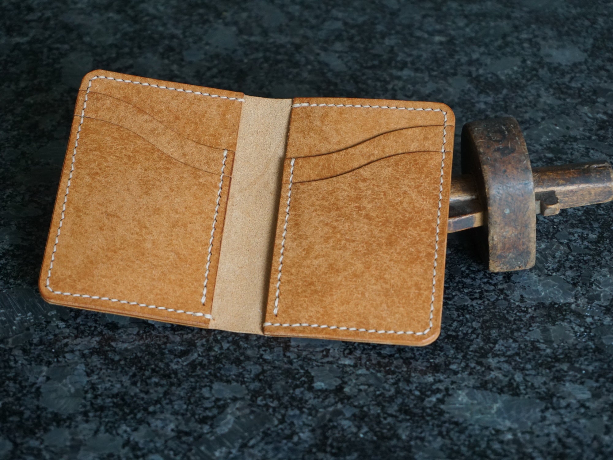 Handmade Leather Wallet - Italian Badalassi Carlo Pueblo – Ross Hugo Leather
